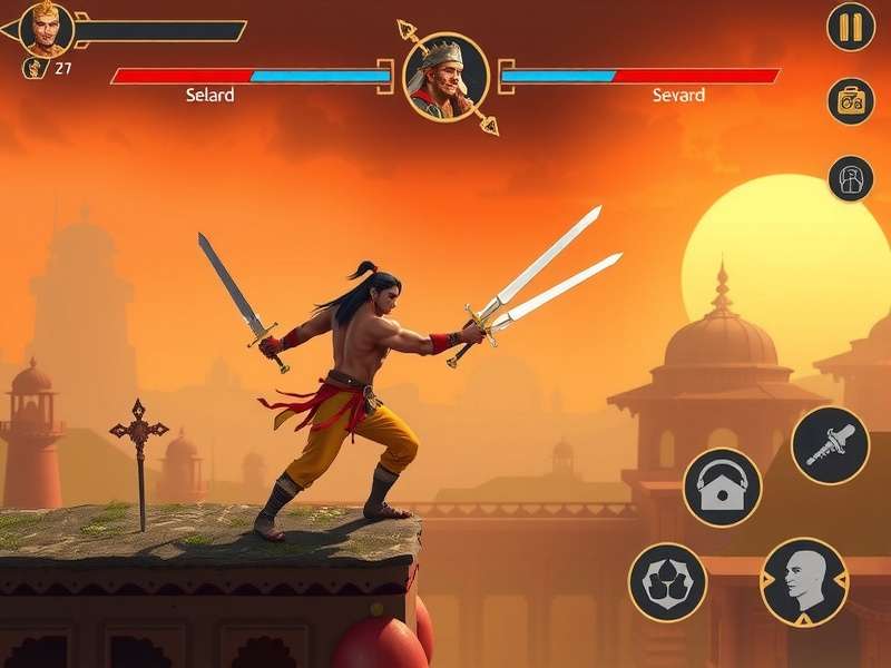 Royal Indian Blade character customization screen